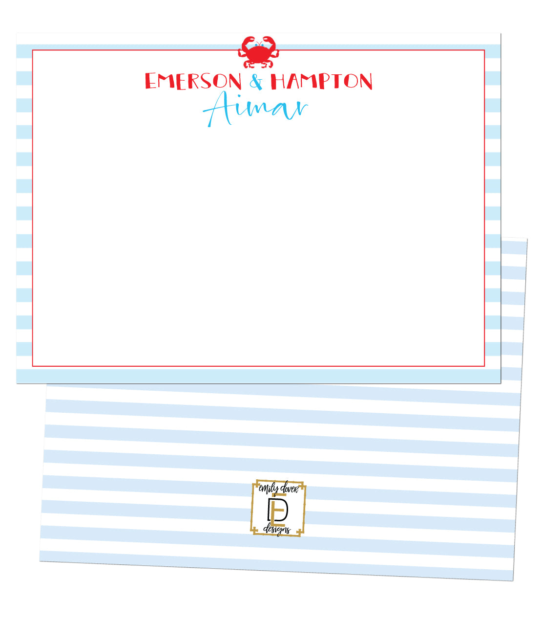 Crab Notecards