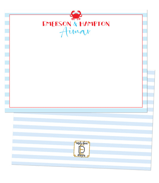 Crab Notecards
