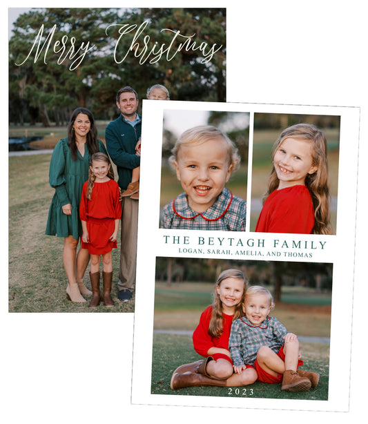 Family Photo Christmas Card