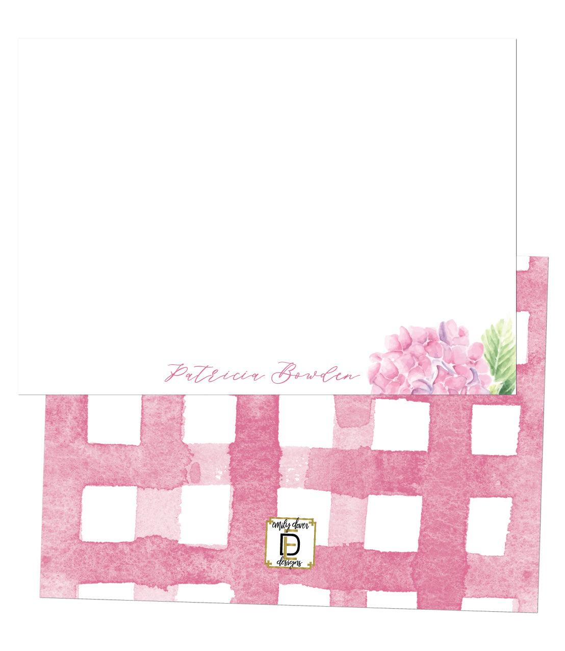Pink Hydrangea Notecards