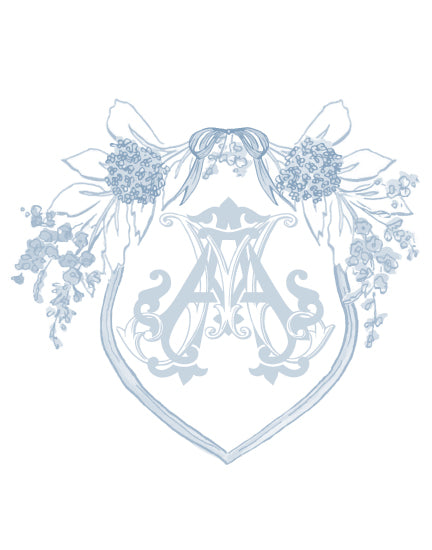 Custom Monogram Crest Deposit