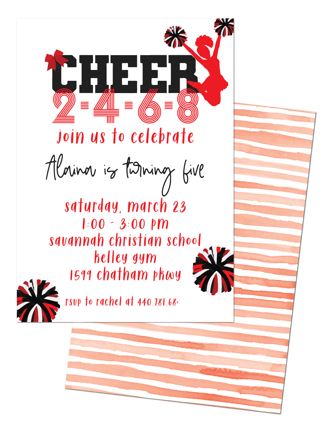 📣Cheer Birthday Invitation