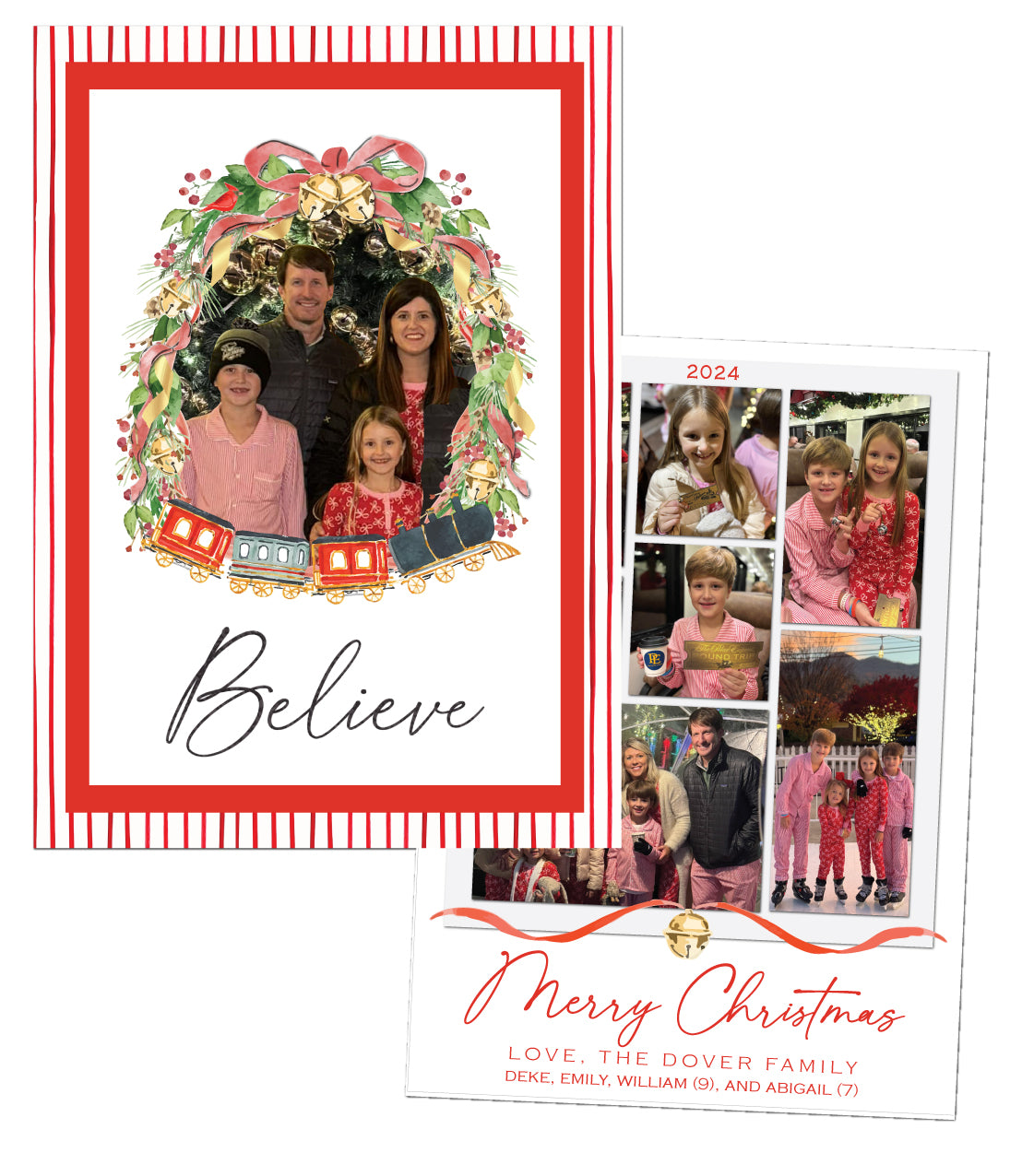 Believe Christmas Card