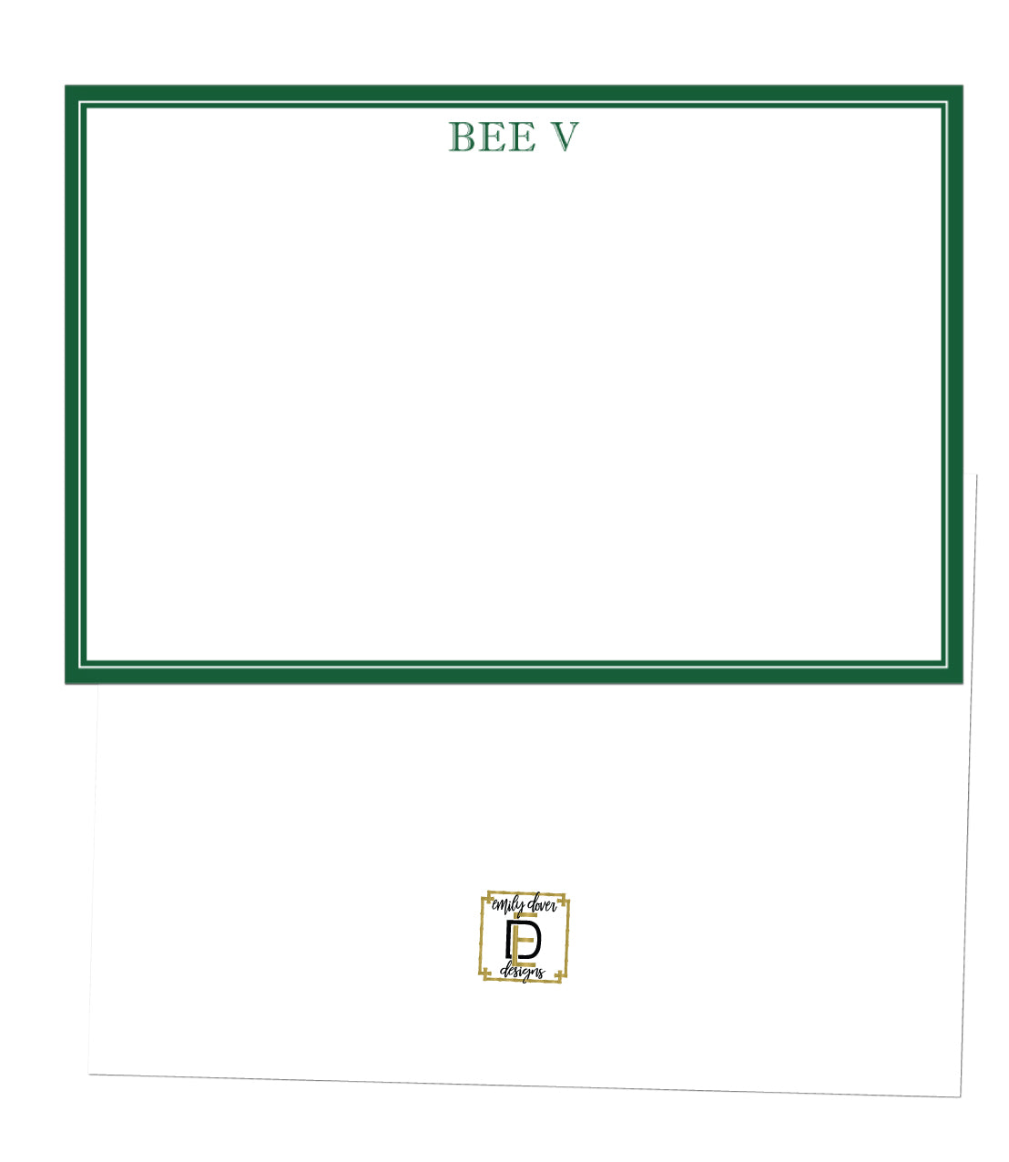 Green Notecards
