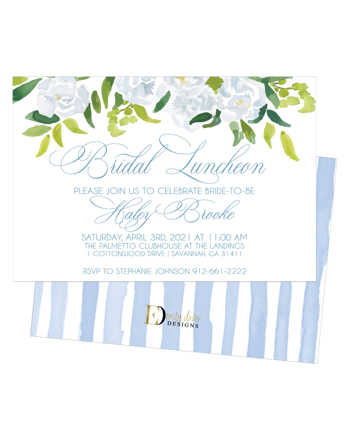 Botanical Wedding Shower Invitation