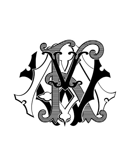 Custom 3-letter Monogram Deposit