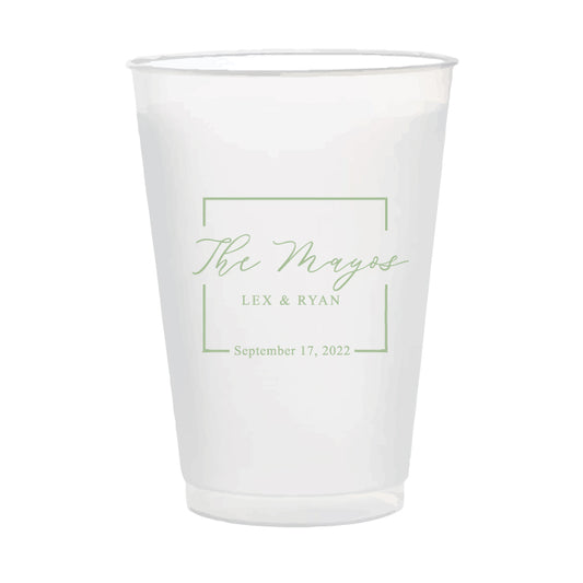 City State 16oz frosted cups