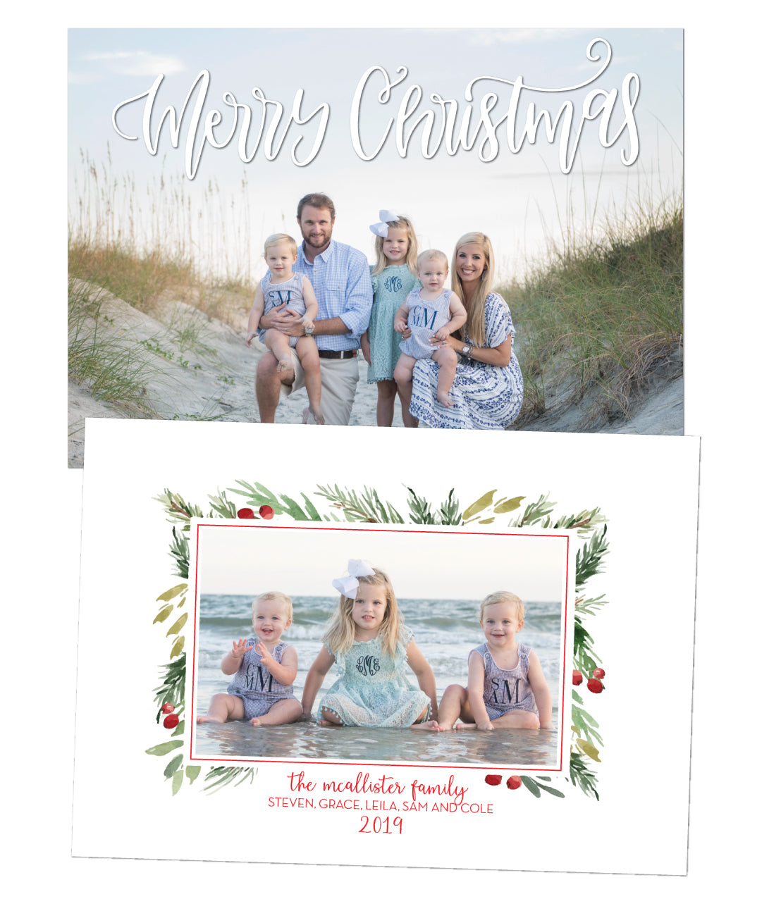 Evergreen Christmas Card