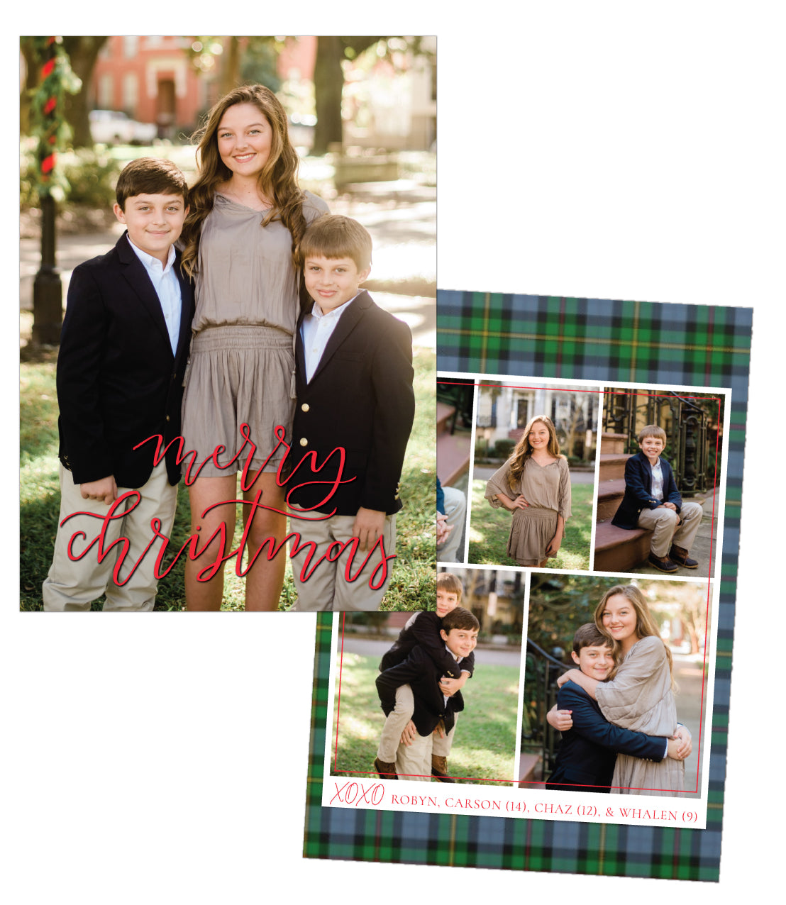 Tartan Christmas Card