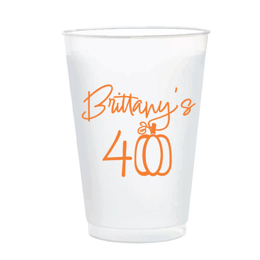Custom 16oz frosted cups
