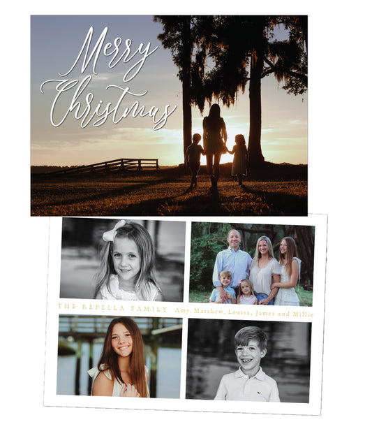 Family Photo Christmas Card