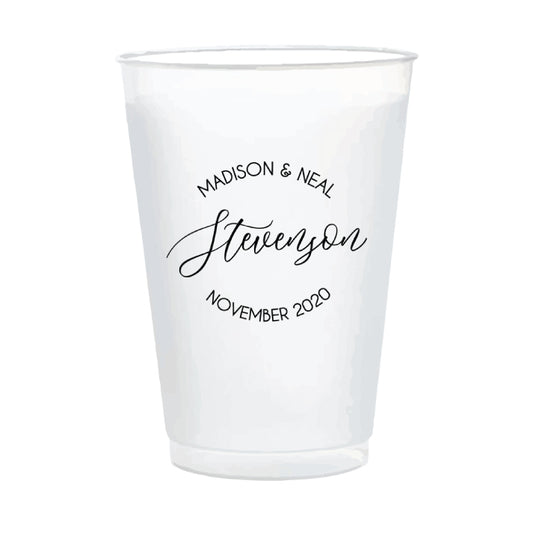Custom 16oz frosted cups
