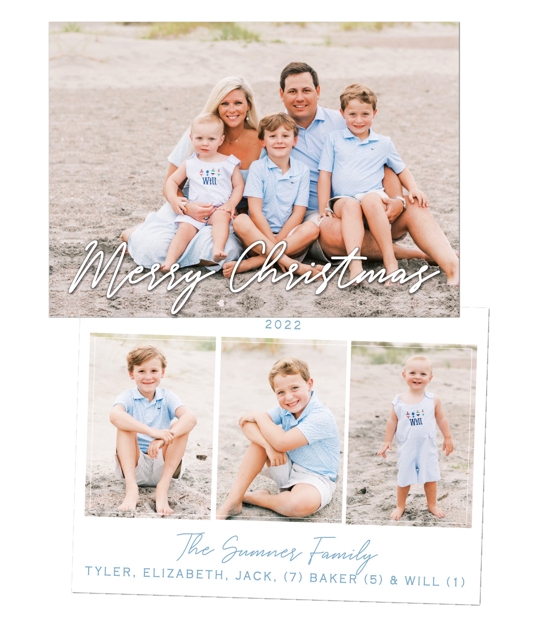 Script Christmas Card