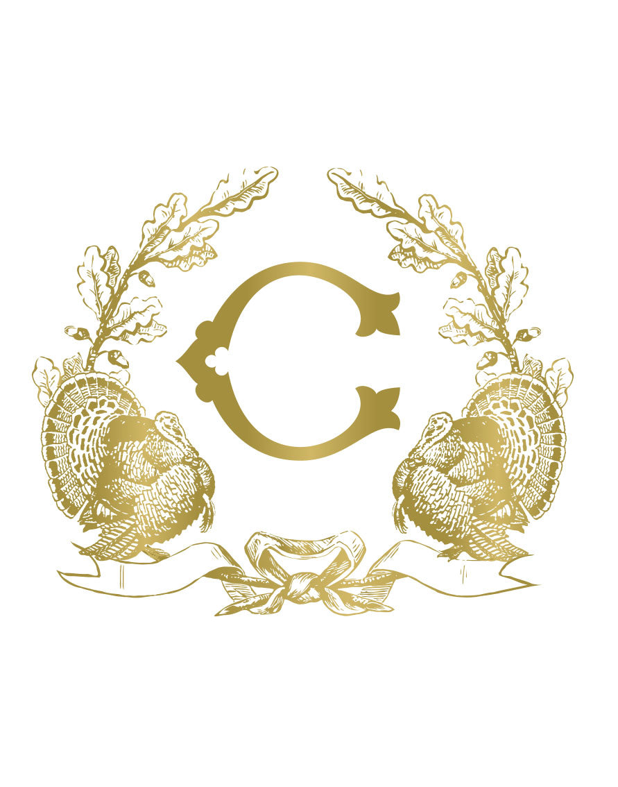 Thanksgiving Monogram Crest Deposit