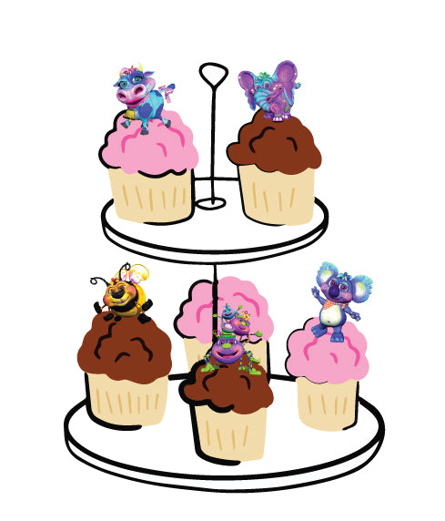 GiggleBellies Cupcake Toppers