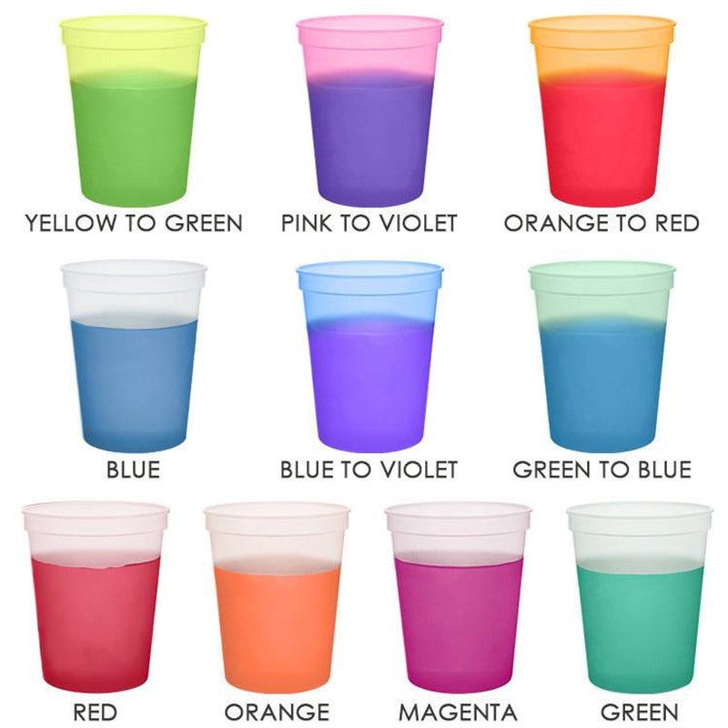 Custom 16oz Color Changing Stadium Cup