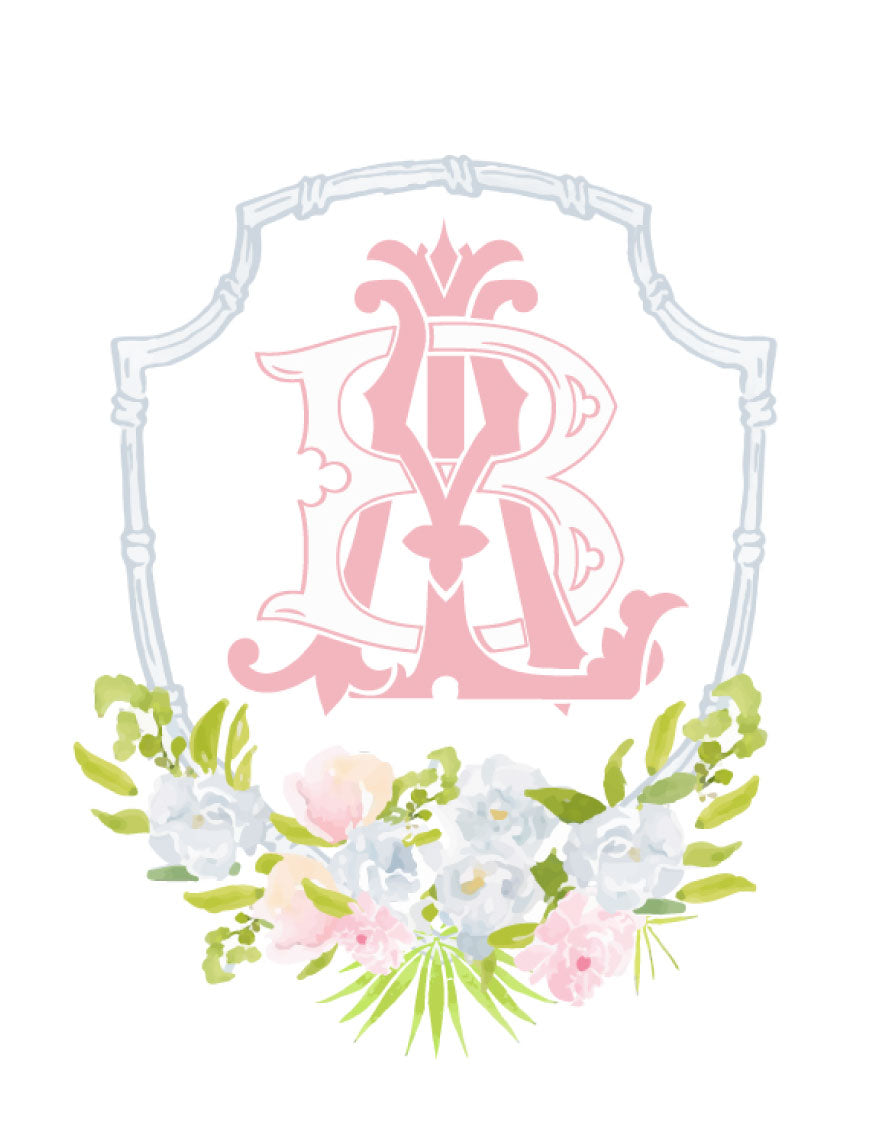 Custom Monogram Crest Deposit