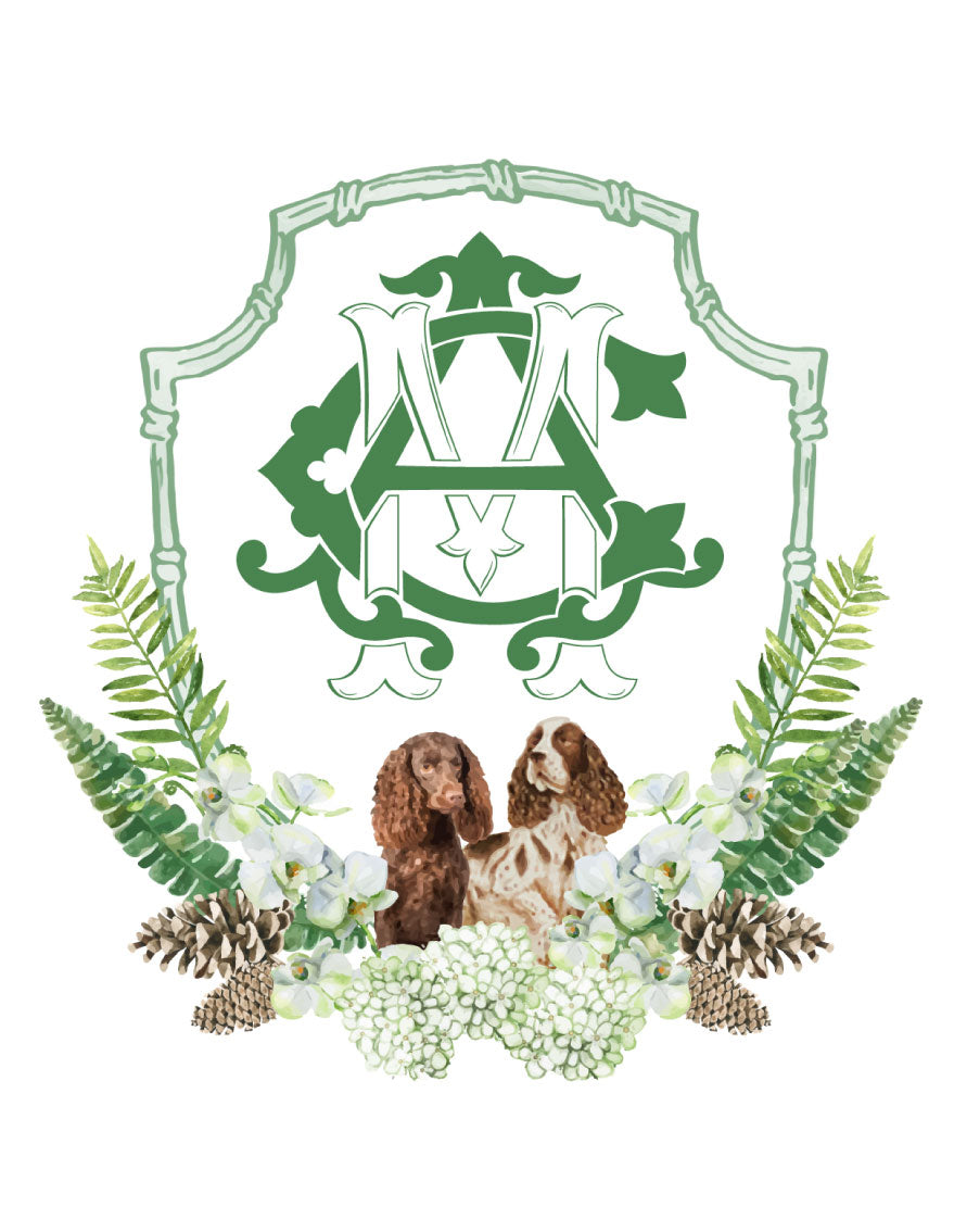Custom Monogram Crest Deposit