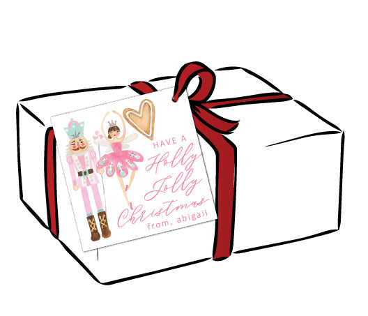 Nutcracker Christmas Gift Tags