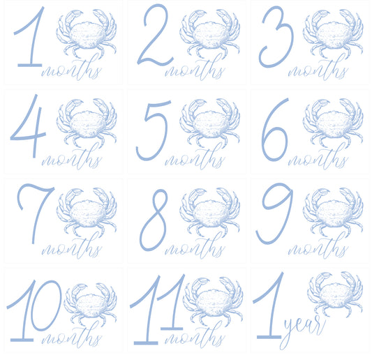 Crab Milestone Cards