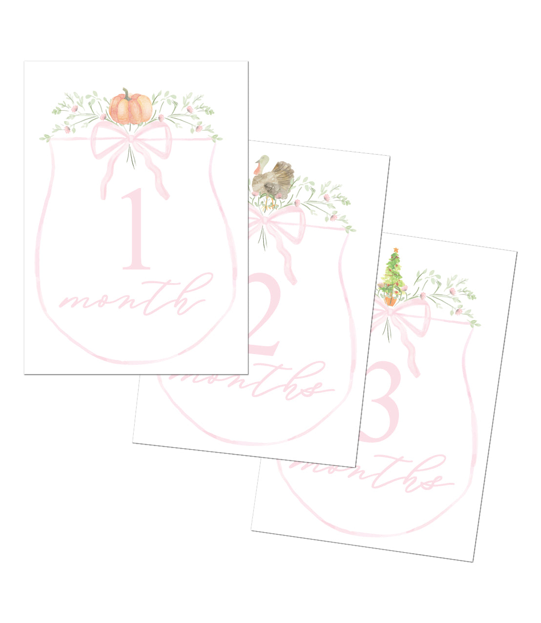 Holiday Crest Milestone Cards