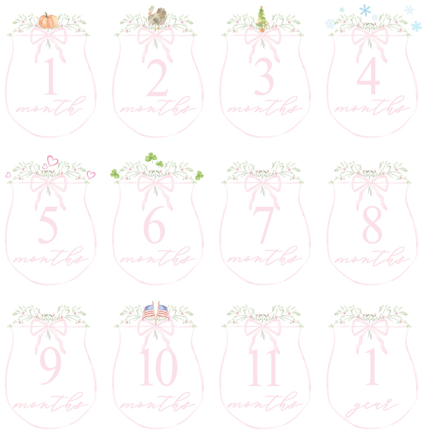 Holiday Crest Milestone Cards