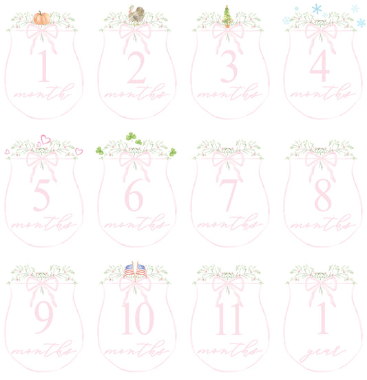 Holiday Crest Milestone Cards