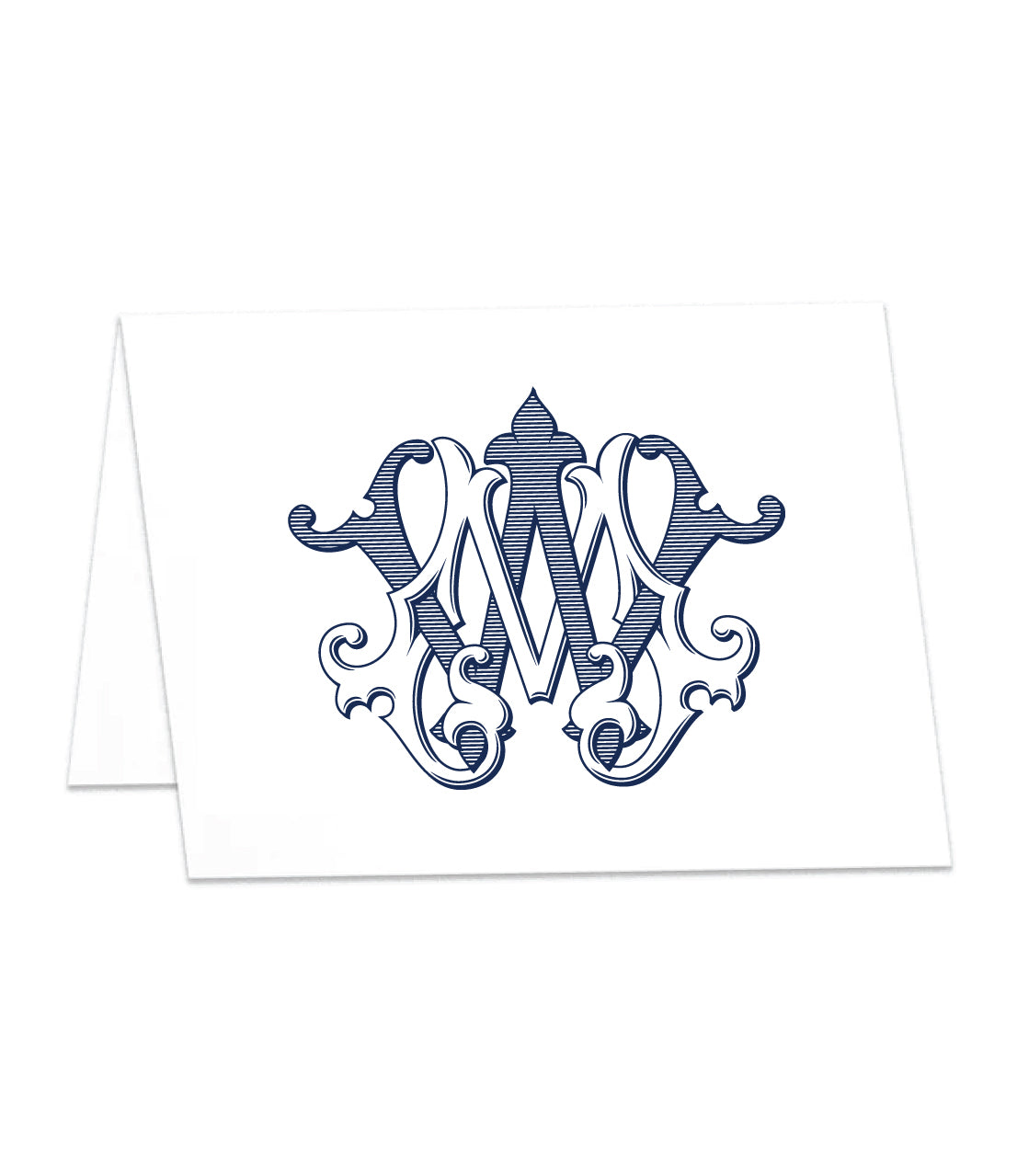 Monogram Folding Cards