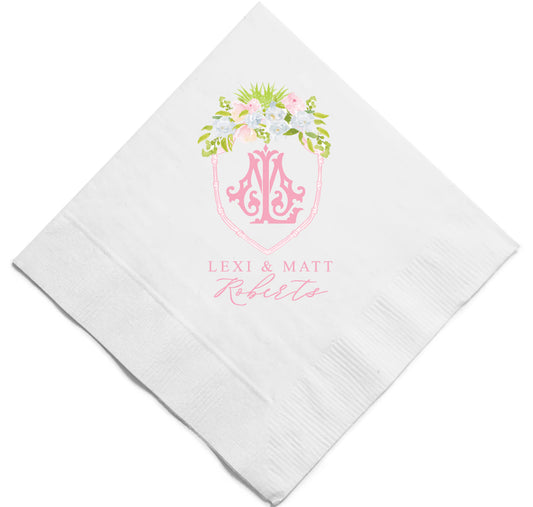 Custom Monogram Crest Deposit