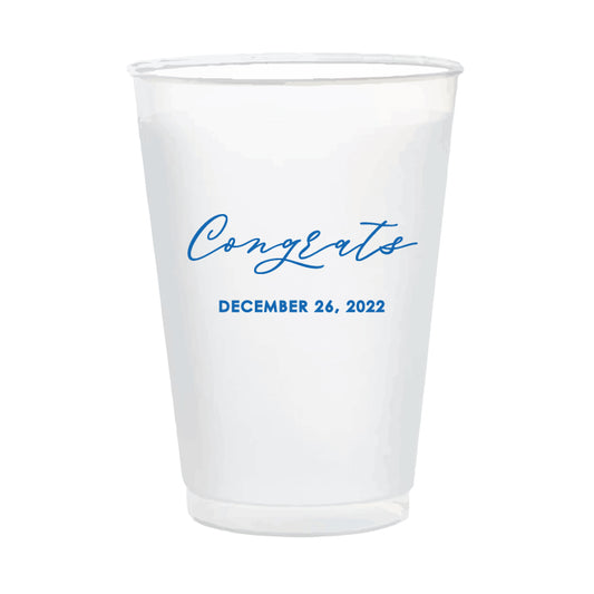Engagement 16oz frosted cups