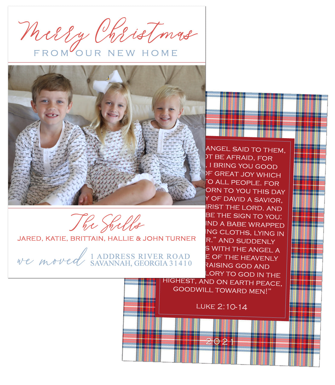 Verse Christmas Card