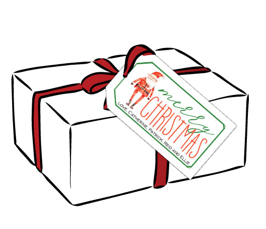 Santa Christmas Gift Tags
