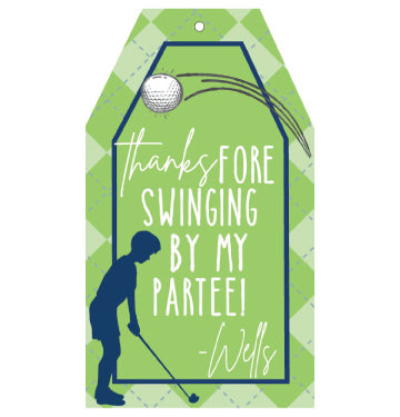 Golf Favor Tags