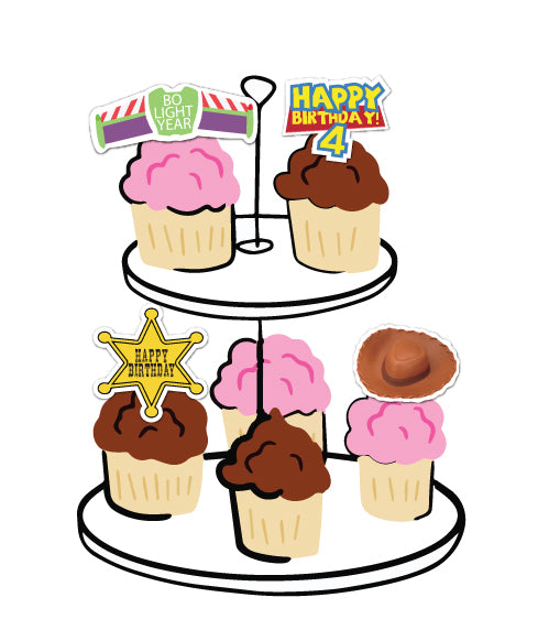 Toy Story Cupcake Toppers