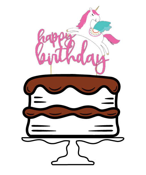 🦄 Magical Unicorn Birthday Invitation