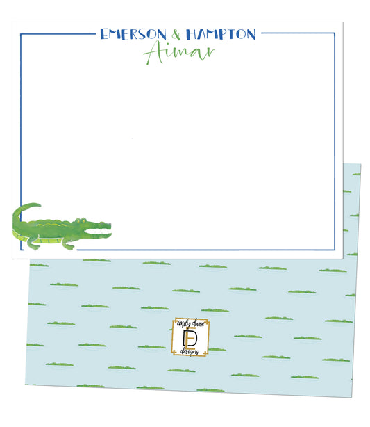 Alligator Notecards