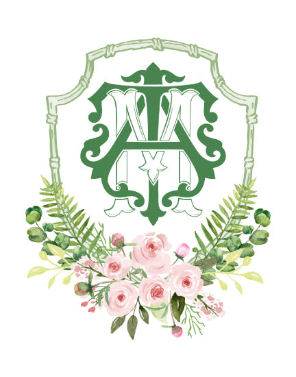 Custom Monogram Crest Deposit