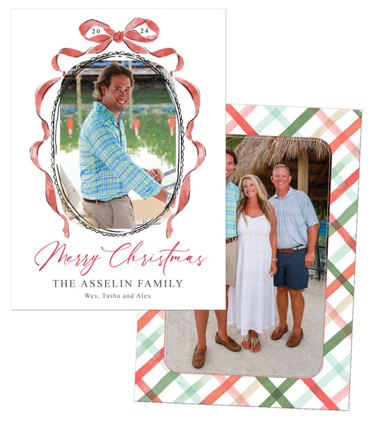 Bow Christmas Card