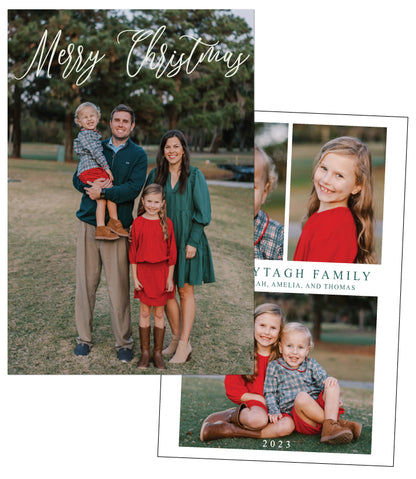 Family Photo Christmas Card