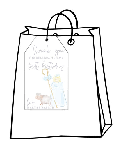 Bo Peep Favor Tags
