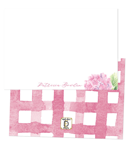 Pink Hydrangea Notecards