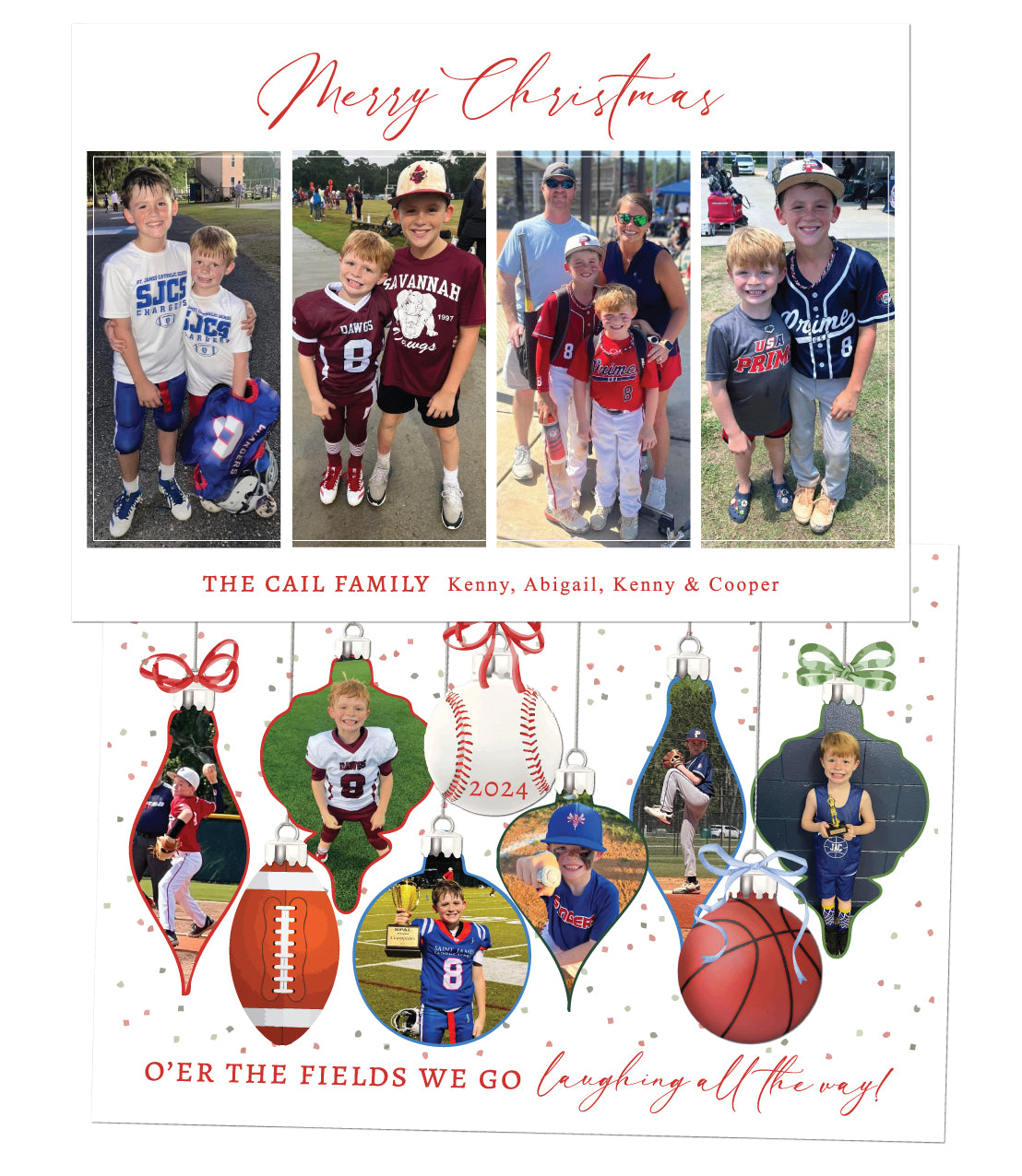 Sports Christmas Card