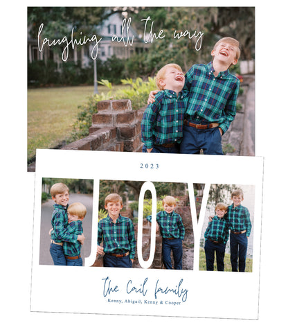 Joy Christmas Card