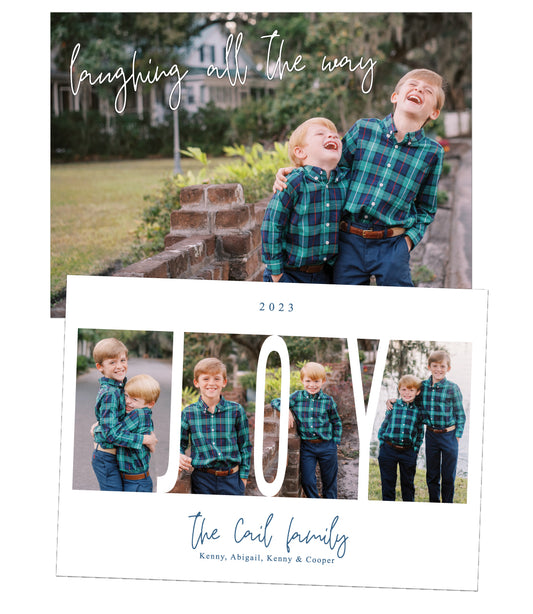 Joy Christmas Card