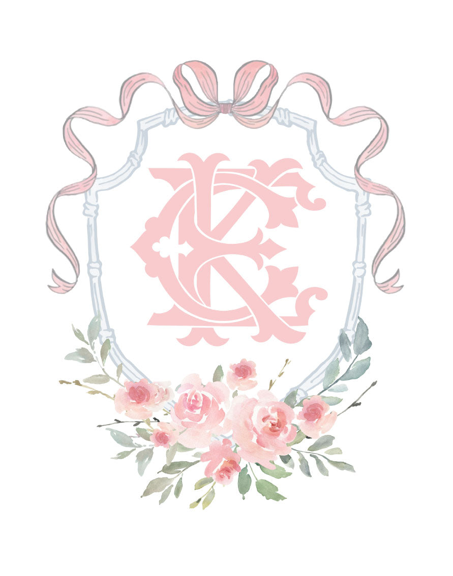 Custom Monogram Crest Deposit
