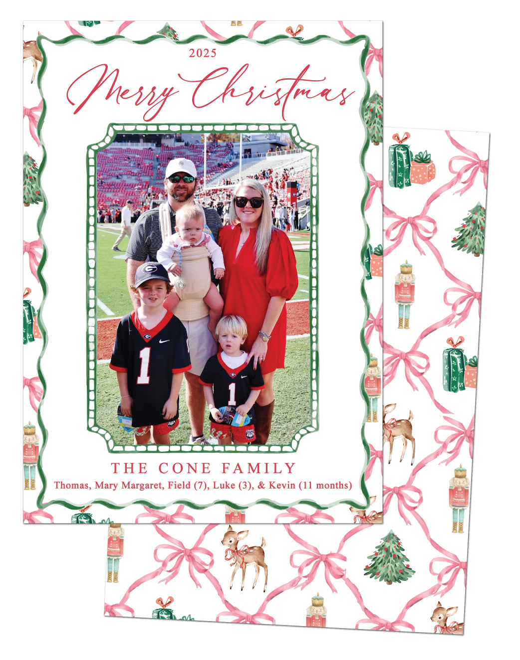 Cone Custom Christmas Card