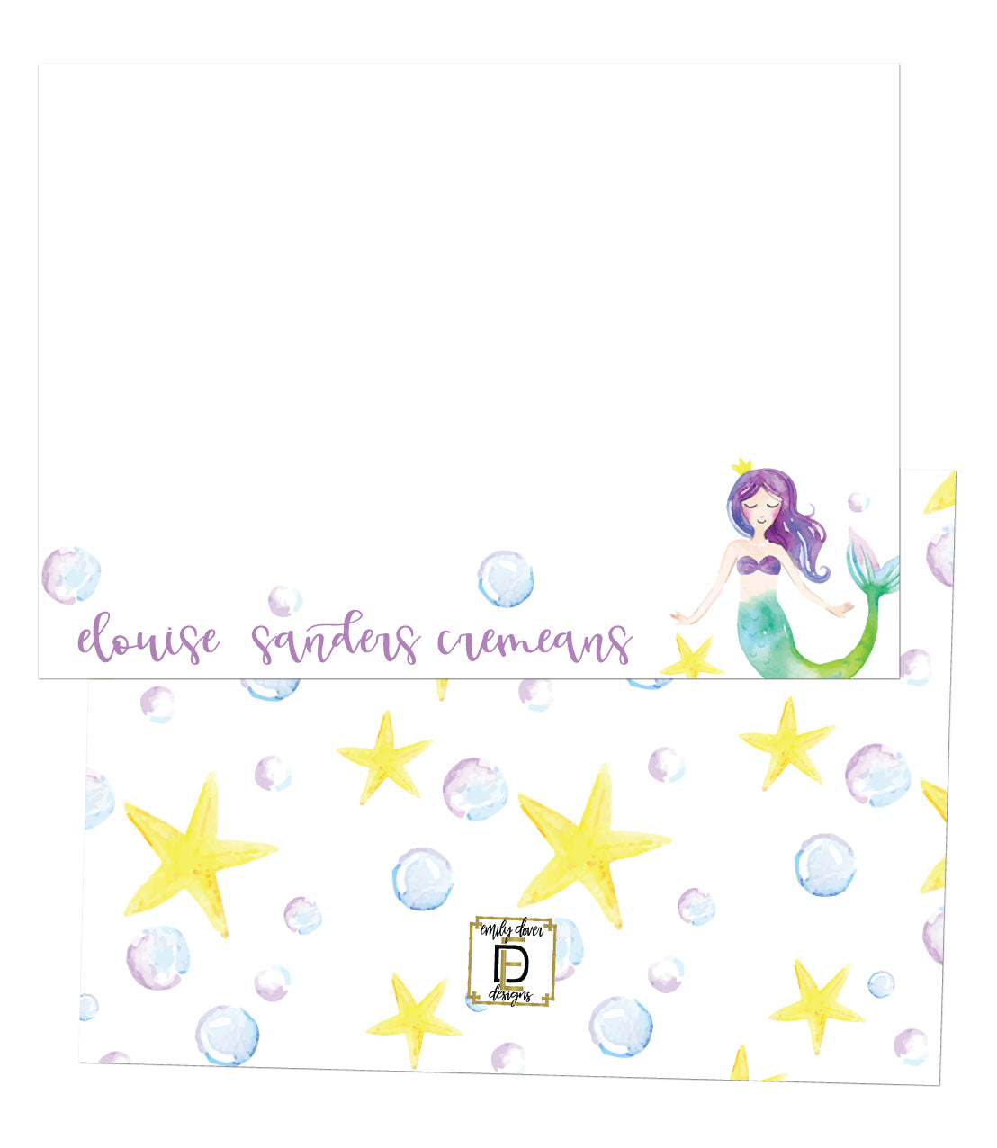 Mermaid Notecards