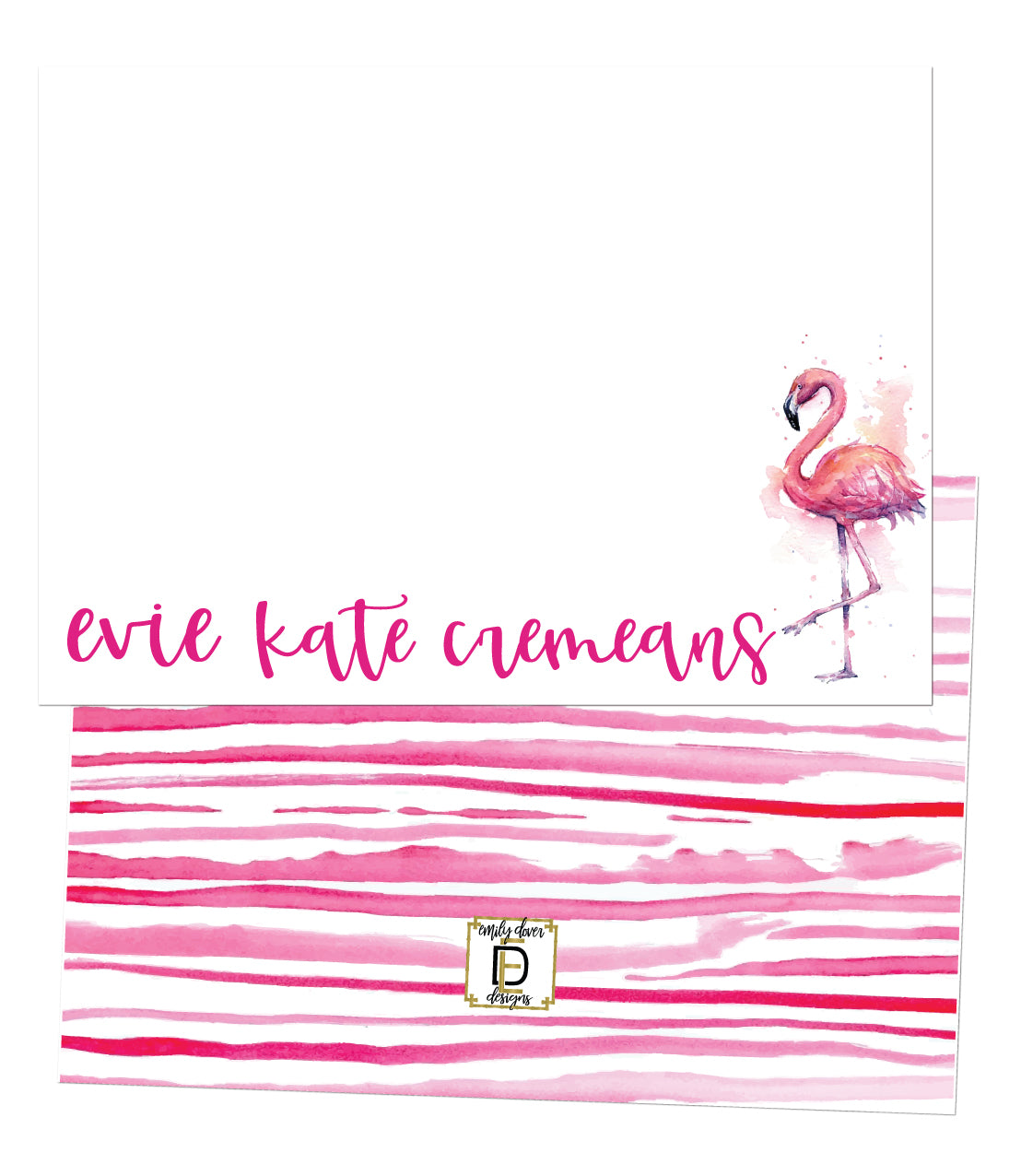 Flamingo Notecards
