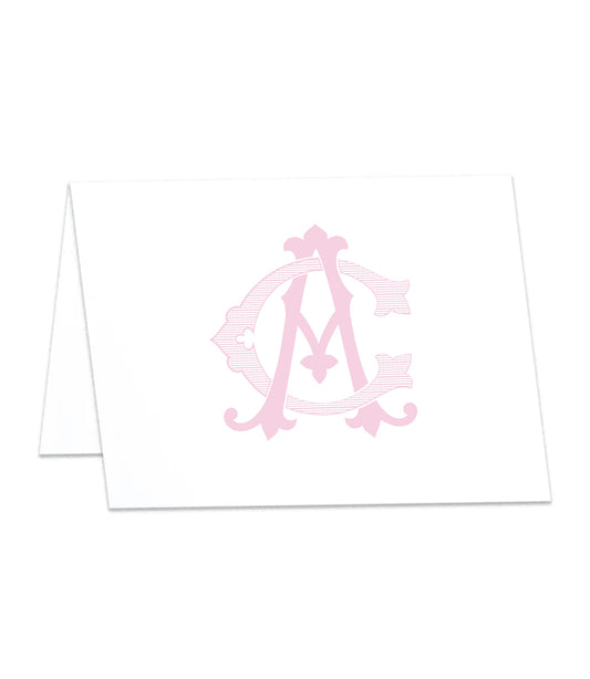 Monogram Folding Cards
