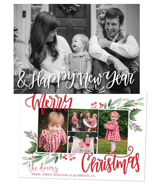 Berries Christmas Card